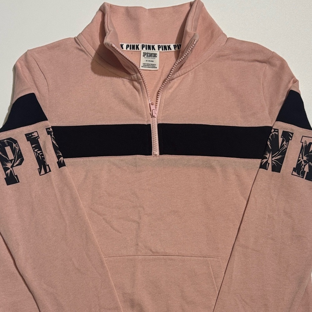 Victoria's Secret Pink 1/4 Zip Pullover Women’s Sz M